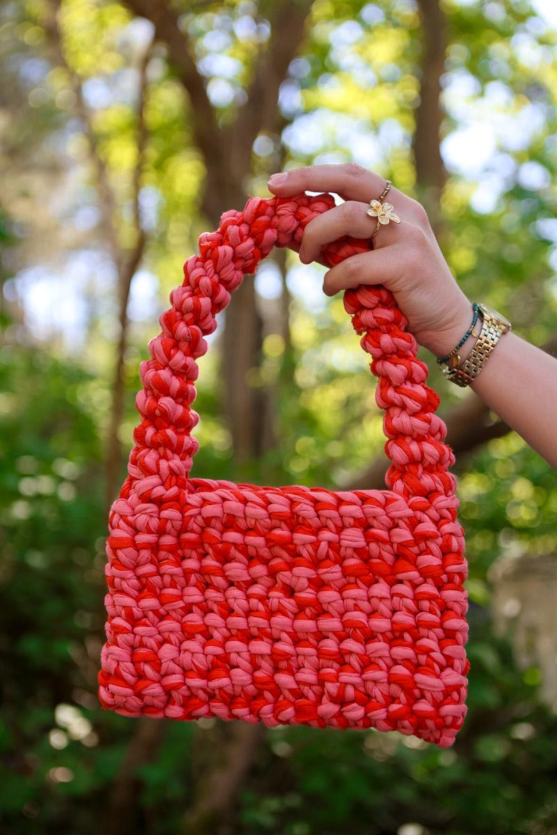 Tas gehaakt | Pink & Orange