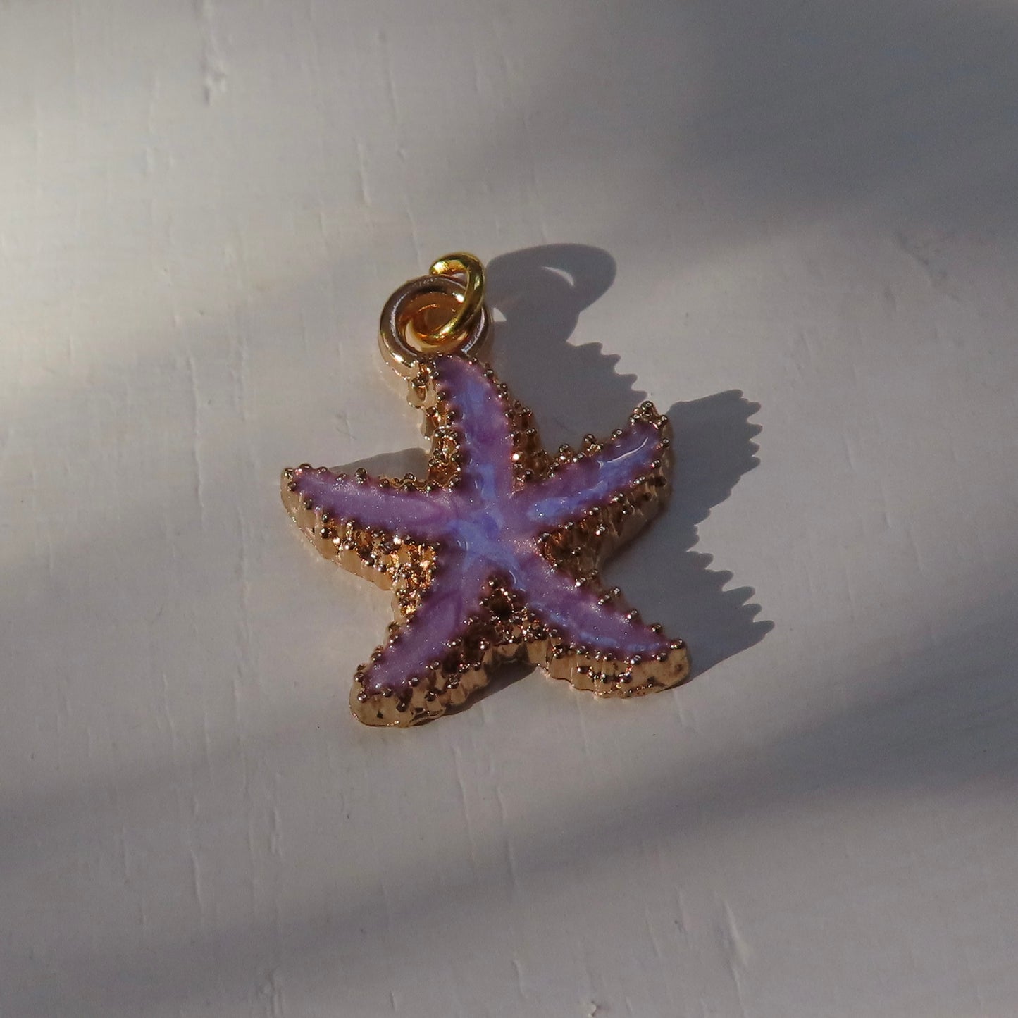 Bedel | emaille zeester 18x15 mm