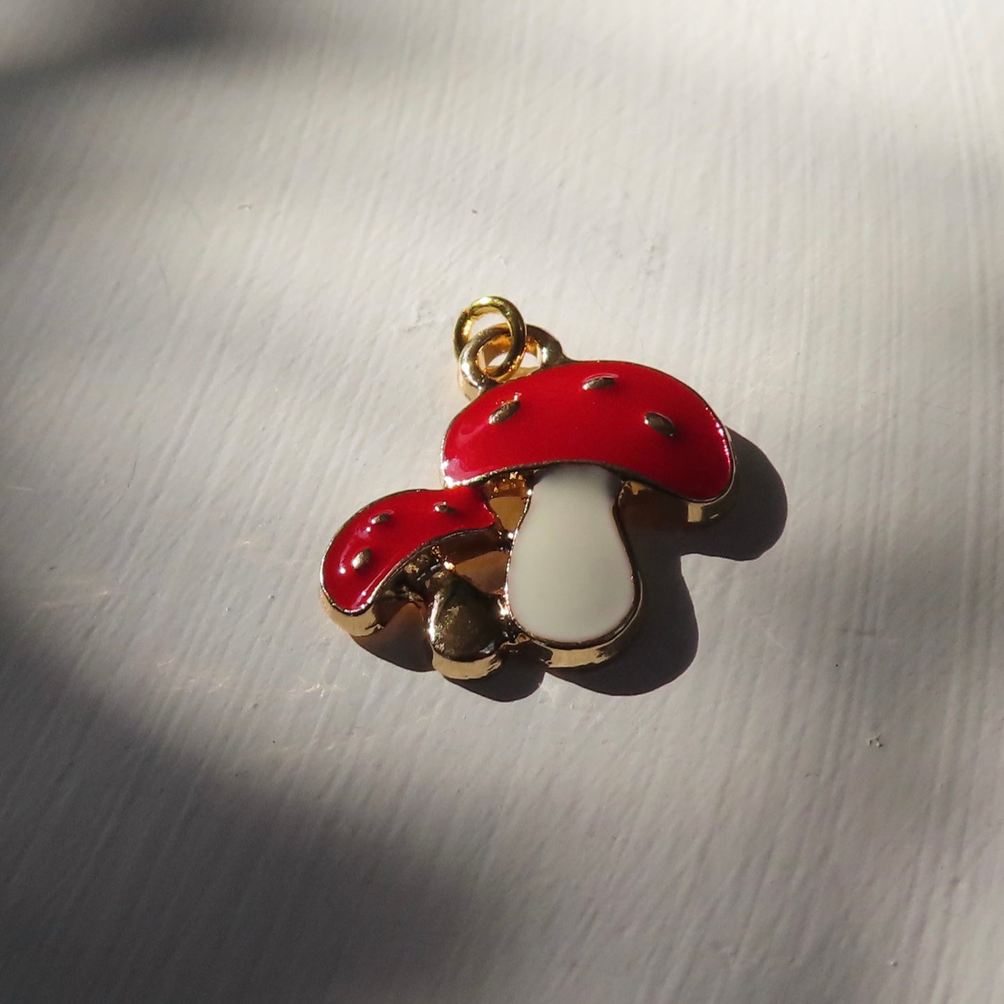 Bedel | emaille paddenstoel 19 mm