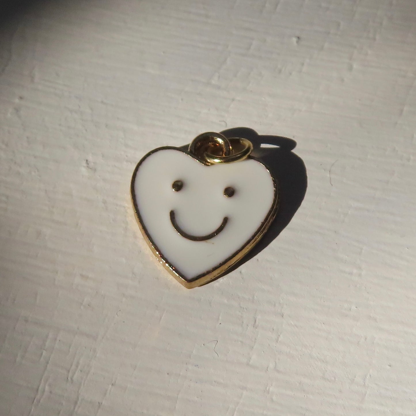 Bedel | emaiile hartje smiley 13x12 mm