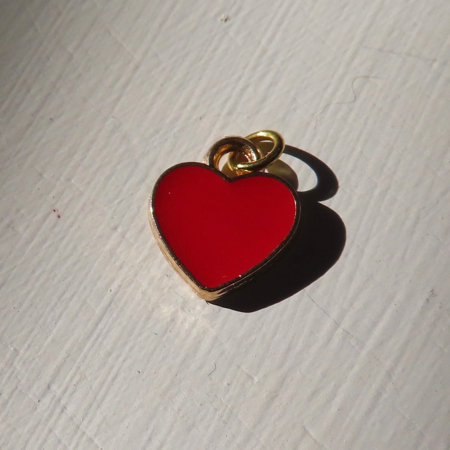 Bedel | emaille hartje klein 12x10 mm