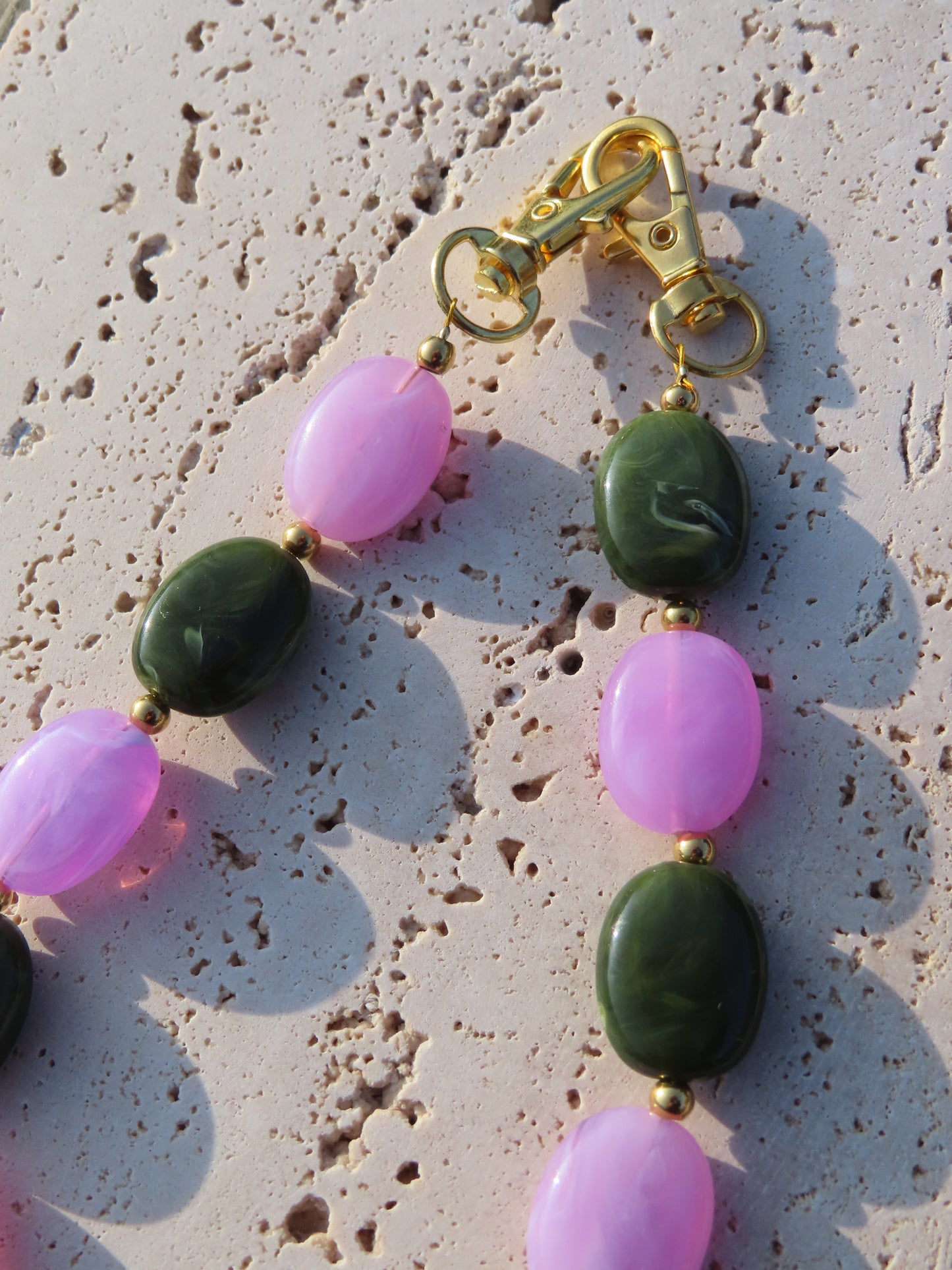 Telefoonkoord | Paars-Groen