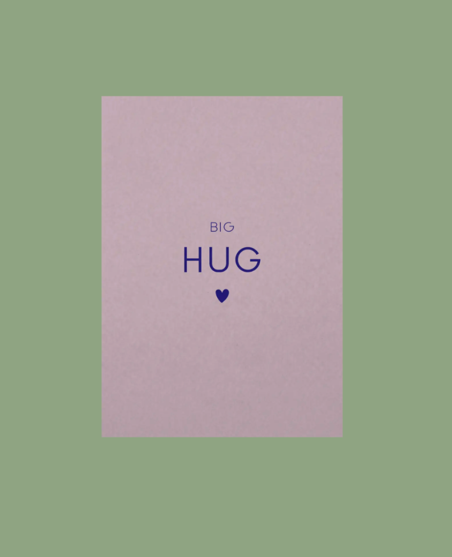 Ansichtkaart | Big hug