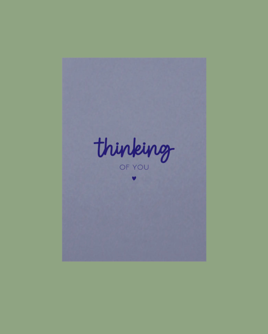 Ansichtkaart | Thinking of you