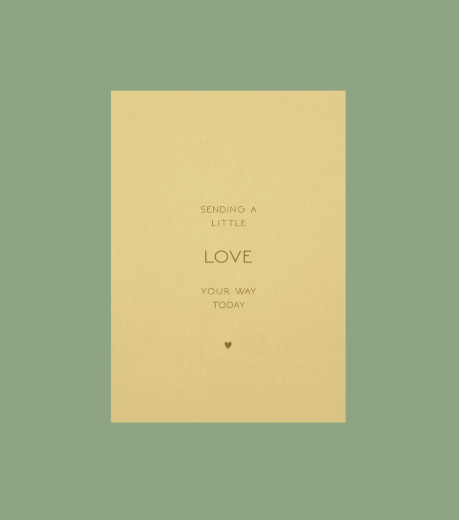 Ansichtkaart | Sending a little love your way today
