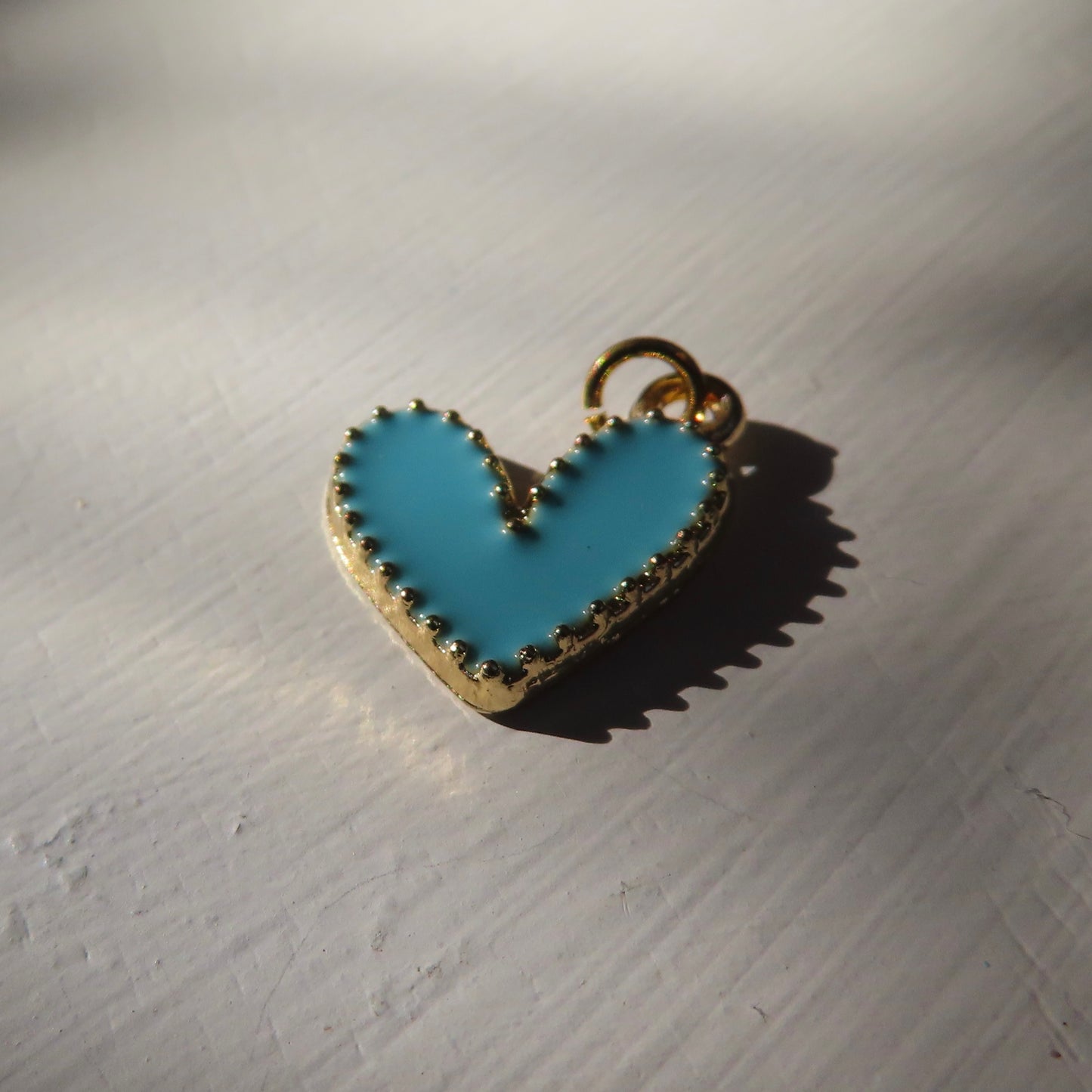 Bedel | emaille klein hart 14x13,5 mm