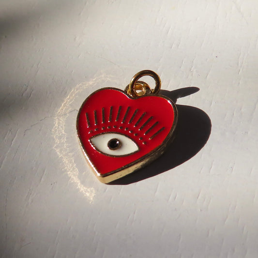 Bedel | emaille hartje 14.5 mm
