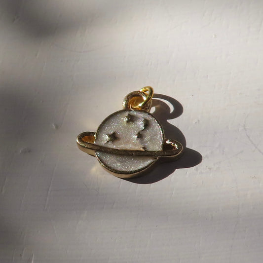 Bedel | emaille planeet 13x15 mm