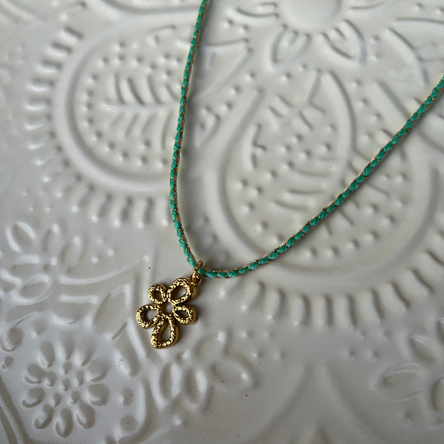 Ketting | Summer green gold