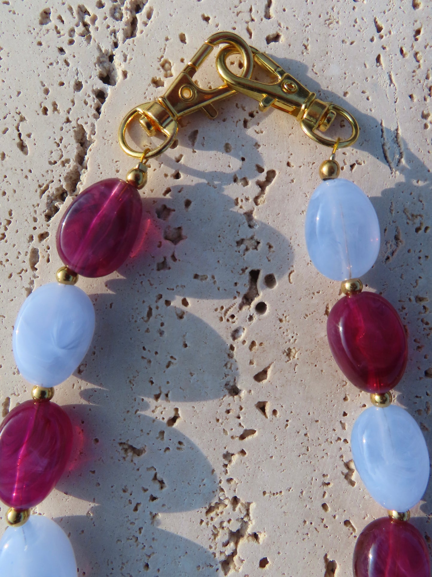 Telefoonkoord | Blauw-Paars