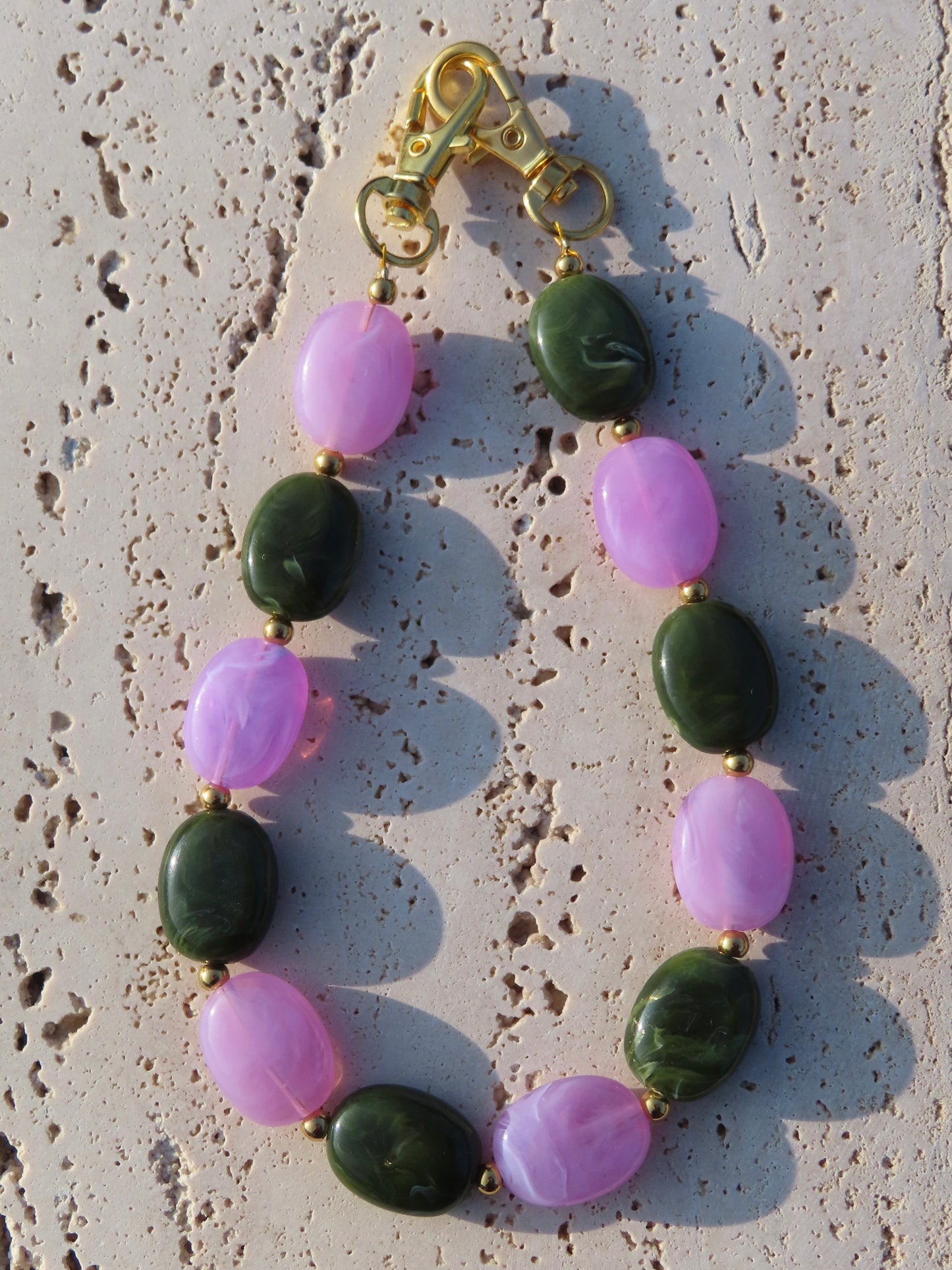 Telefoonkoord | Paars-Groen