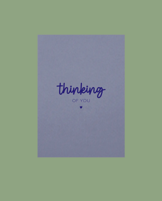 Ansichtkaart | Thinking of you