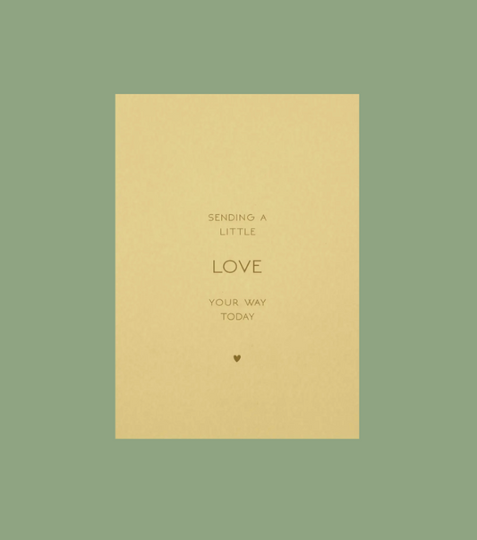 Ansichtkaart | Sending a little love your way today