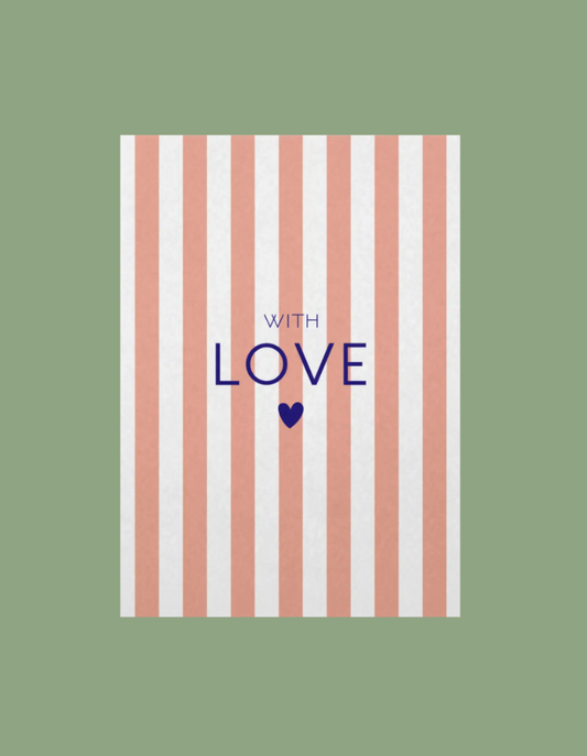 Ansichtkaart | With love