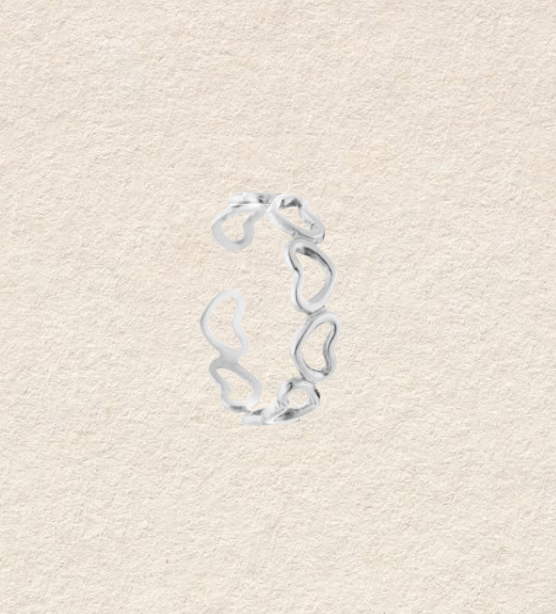 Ring | Open hearts