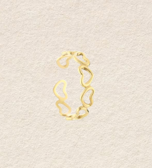 Ring | Open hearts